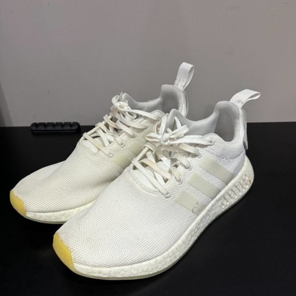 Adidas NMD R2  Triple White Size 10 - Picture 3 of 5
